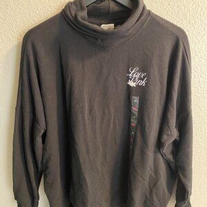 Victoria's Secret Women's Black Cowl Neck Sweater